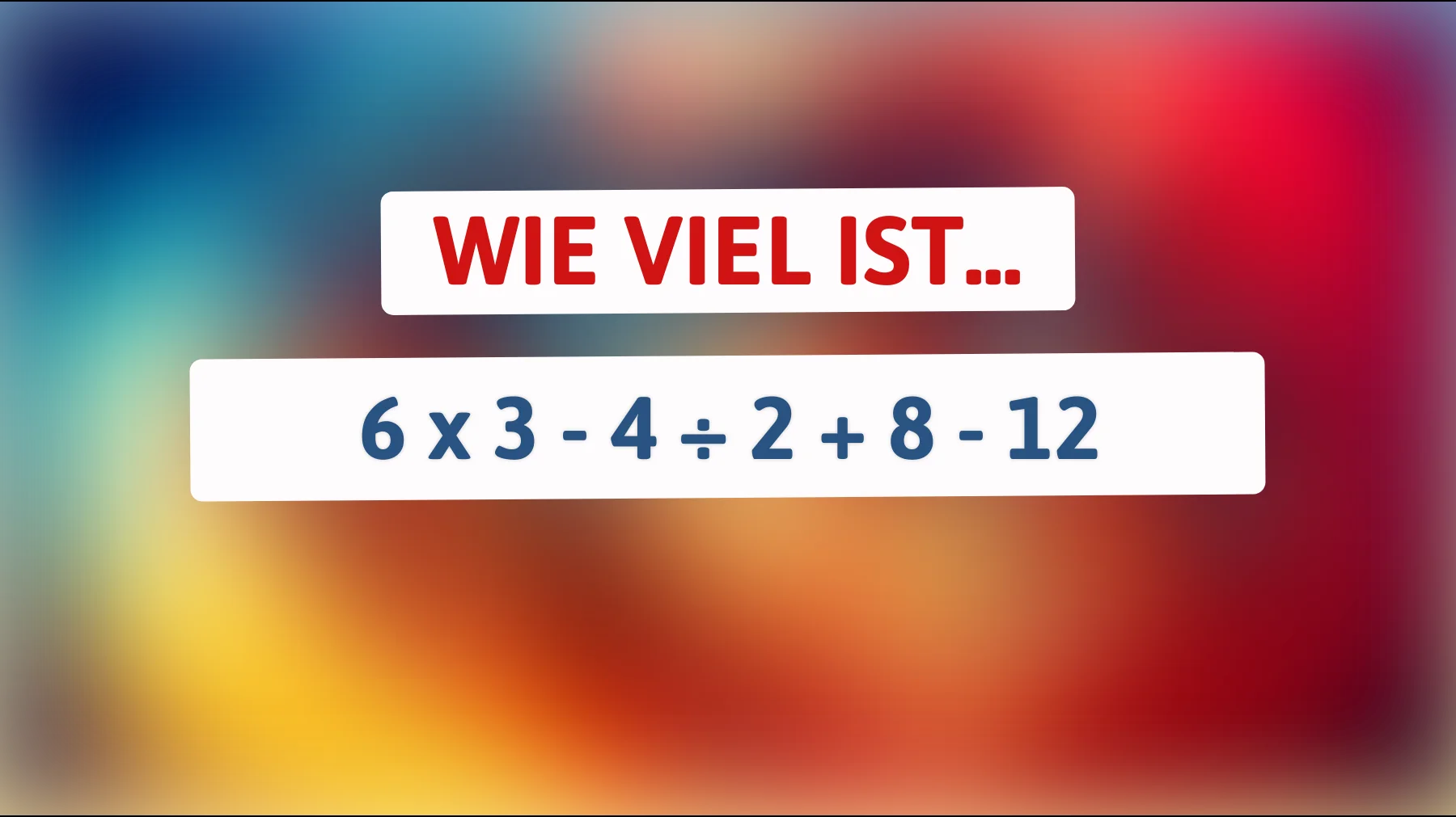 Nur für Genies: Kannst du dieses mathematische Rätsel auf Anhieb lösen?"