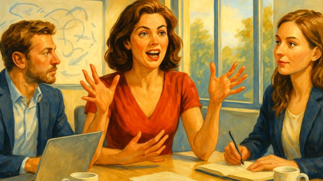 Was bedeutet es, wenn jemand beim Sprechen ständig mit den Händen gestikuliert, laut Psychologie? 2026-02-11T22:21:41.818Z"